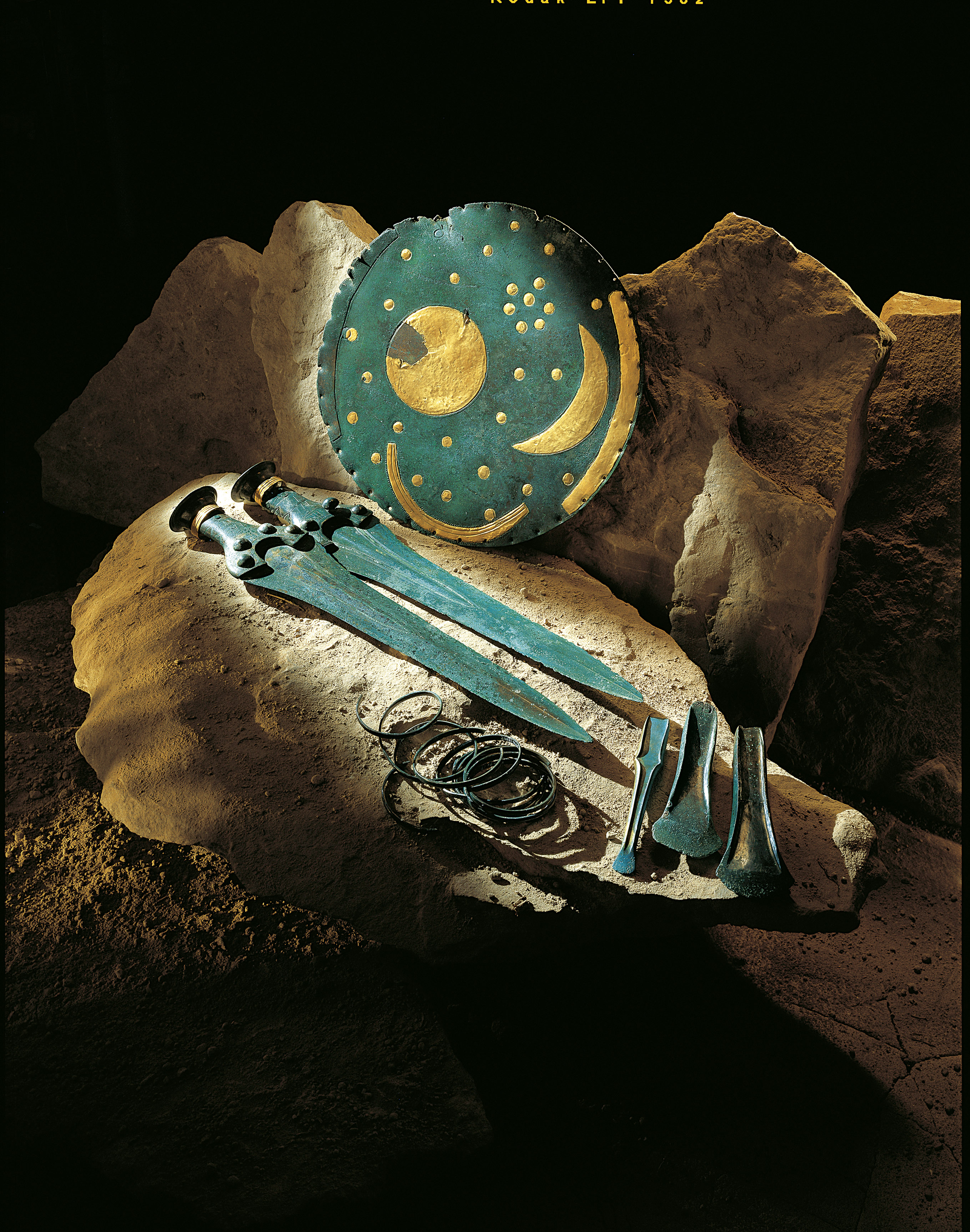 Hortfund von Nebra, Rekonstruktion Befund Hortfund von Nebra, Rekonstruktion Befund